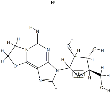 1,O(6)-ethanoguanosine 结构式