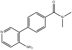 4-(4-aMinopyridin-3-yl)-N,N-diMethylbenzaMide Struktur