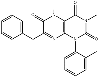 Lumazine,  7-benzyl-6-hydroxy-3-methyl-1-o-tolyl-  (6CI)|