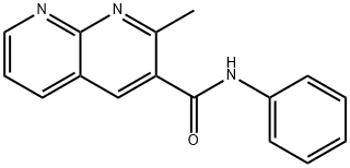 1,8-Naphthyridine-3-carboxamide,2-methyl-N-phenyl-(9CI) 结构式