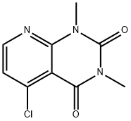 5-chloro-1,3-dimethylpyrido[2,3-{d}]pyrimidine-2,4(1{H},3{H})-dione 化学構造式