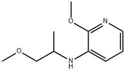 3-Pyridinamine,2-methoxy-N-(2-methoxy-1-methylethyl)-(9CI) Structure