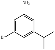 3-溴-5-异丙基苯胺, 112930-36-6, 结构式