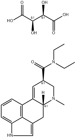 LSD-25 bitartrate Structure