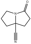 3-氧代六氢-1H-吡咯嗪-7A-甲腈, 113089-36-4, 结构式