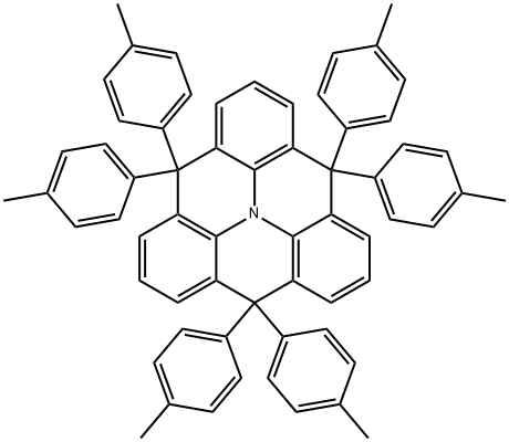 FATPA , 4,4,8,8,-12,12-hexa-p-tolyl-4H-8H-12H-12C-aza-dibenzo[|4,4,8,8,12,12-六(4-甲基苯基)-4H,8H,12H-苯并[1,9]喹嗪并[3,4,5,6,7-DEFG]吖啶