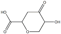 4-Hexulosonicacid,2,6-anhydro-3-deoxy-(9CI),113187-58-9,结构式