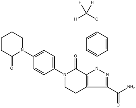 Apixaban-d3 Struktur