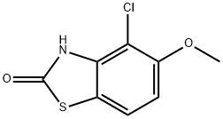 2(3H)-Benzothiazolone,4-chloro-5-methoxy-(9CI) 结构式