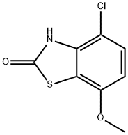 2(3H)-Benzothiazolone,4-chloro-7-methoxy-(9CI),113206-10-3,结构式