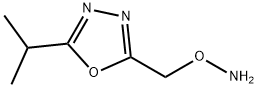 1,3,4-Oxadiazole,2-[(aminooxy)methyl]-5-(1-methylethyl)-(9CI) 结构式