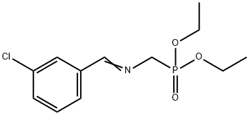 Diethyl (N-metachlorobenzylideneaminomethyl)phosphonate 结构式