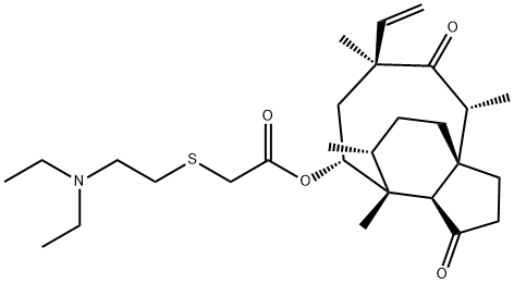TiaMulin IMpurity E (TiaMulone,11-Oxo TiaMulin) 化学構造式