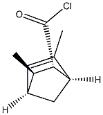 Bicyclo[2.2.1]hept-5-ene-2-carbonyl chloride, 3,6-dimethyl-, (2-exo,3-endo)- (9CI),113350-13-3,结构式