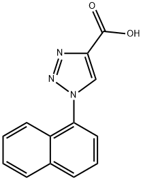 1-(naphthalen-1-yl)-1H-1,2,3-triazole-4-carboxylic acid Structure