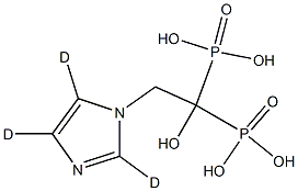 Zoledronic-d3 Acid Struktur