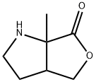 6H-Furo[3,4-b]pyrrol-6-one,hexahydro-6a-methyl-(9CI) 结构式