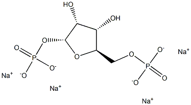 Α-D-核酸糖1,5-双(磷酸盐)四钠盐, 113599-17-0, 结构式