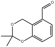 4H-1,3-Benzodioxin-5-carboxaldehyde,2,2-dimethyl-(9CI)|2,2-二甲基-4H-苯并[D][1,3]二恶英-5-甲醛
