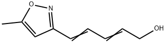 2,4-Pentadien-1-ol,5-(5-methyl-3-isoxazolyl)-(9CI) 结构式