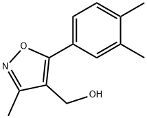 4-Isoxazolemethanol,5-(3,4-dimethylphenyl)-3-methyl-(9CI),113841-97-7,结构式