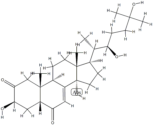 2-dehydroecdysone Struktur