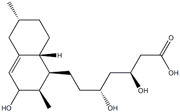 3-hydroxy-3,5-dihydromonacolin L 化学構造式