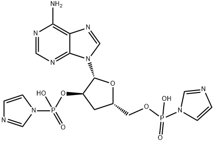 3'-deoxyadenosine-2',5'-diphosphoimidazolide|