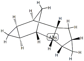 2,4-Methano-1H-dicycloprop[a,f]indene,decahydro-,(1a-alpha-,1b-bta-,2-alpha-,2a-bta-,3a-bta-,4-alpha-,4a-bta-,5a-alpha-)-(9CI) Structure