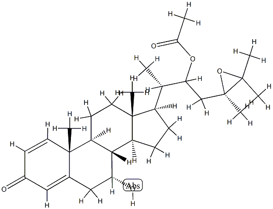petuniasterone-C22-O-acetate 化学構造式