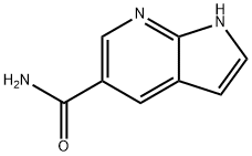 1H-吡咯并[2,3-B]吡啶-5-甲酰胺, 1142188-46-2, 结构式
