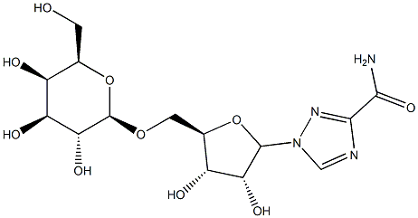 5'-O-galactopyranosyl ribavirin Structure