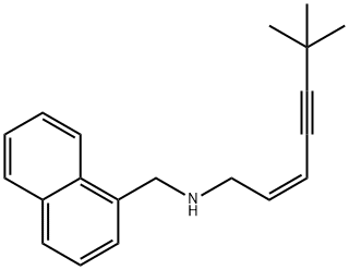 N-DesMethyl cis-Terbinafine, 114311-72-7, 结构式