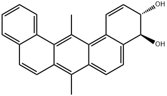 3,4-dihydrodiol-7,14-dimethylbenz(a,j)anthracene Struktur