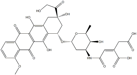 aconityldoxorubicin Structure
