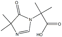 2-Imidazoline-1-acetic  acid,  -alpha-,-alpha-,4,4-tetramethyl-5-oxo-  (6CI) 结构式