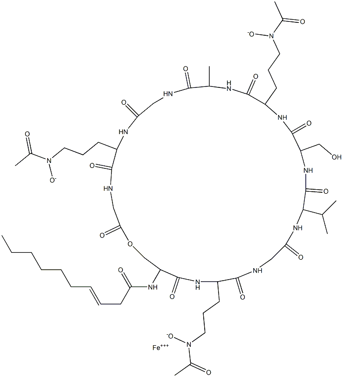 富铁菌素 A,114550-08-2,结构式