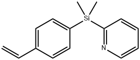 Pyridine,2-[(4-ethenylphenyl)dimethylsilyl]-(9CI),114556-12-6,结构式