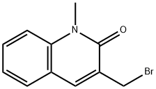 2(1H)-Quinolinone,3-(bromomethyl)-1-methyl-(9CI),114561-16-9,结构式