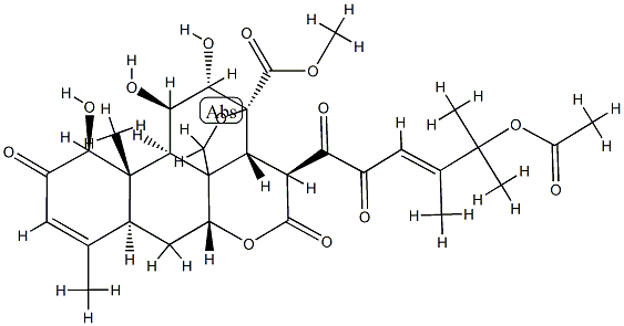 bruceanol C,114586-21-9,结构式