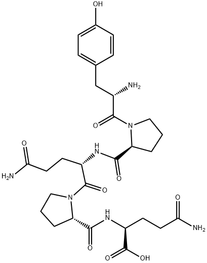 alpha-gliadin (43-47) 结构式