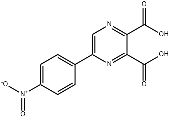 1148027-10-4 5-(4-Nitro-phenyl)-pyrazine-2,3-dicarboxylic acid