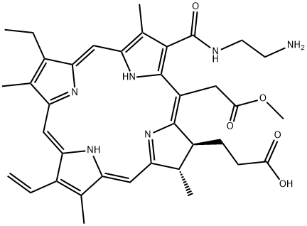 chlorin e6 ethylenediamide 结构式