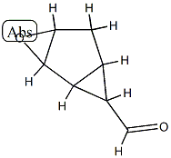 3-Oxatricyclo[4.1.0.02,4]heptane-7-carboxaldehyde,  (1-alpha-,2-bta-,4-bta-,6-alpha-,7-bta-)-  (9CI) 结构式