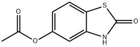2(3H)-Benzothiazolone,5-(acetyloxy)-(9CI) Struktur