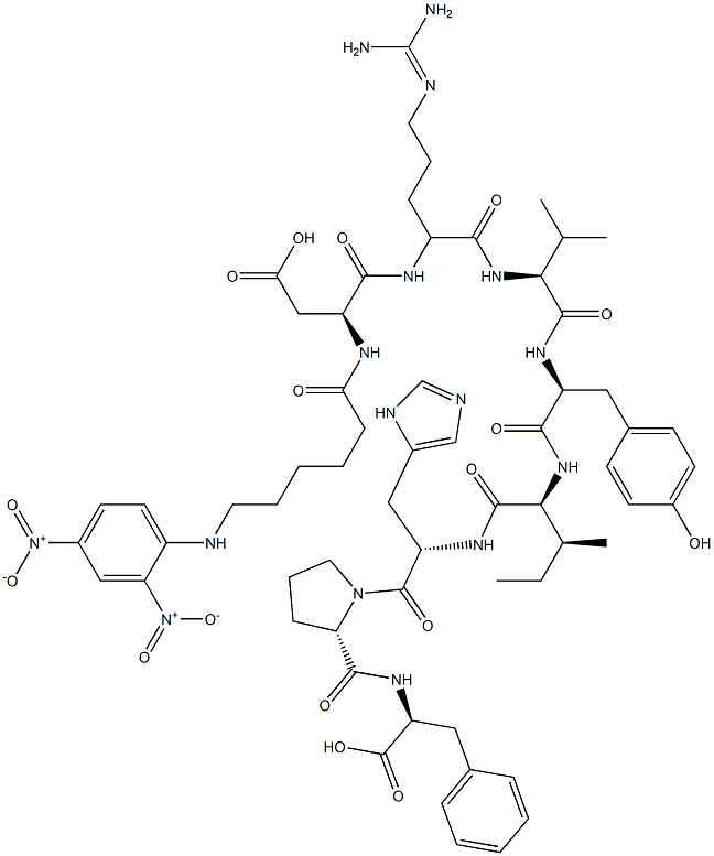 115082-70-7 (2,4-dinitrophenyl)aminohexanoylangiotensin II