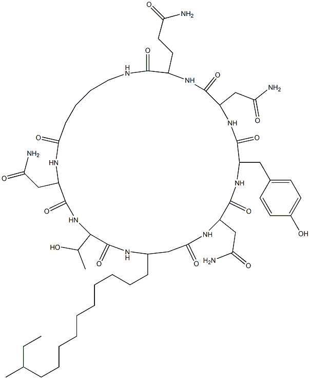 Bacillomycin Fc 结构式