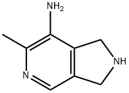1H-Pyrrolo[3,4-c]pyridine,7-amino-2,3-dihydro-6-methyl-(6CI) Structure