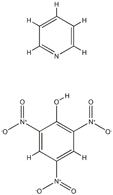 Phenol,2,4,6-trinitro-, compd. with pyridine (1:1) Struktur