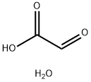 2-oxoacetic acid hydrate Struktur